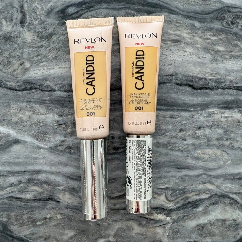 Revlon PhotoReady Candid Antioxidant Concealer 001 Banana 0.34oz 2 Pack